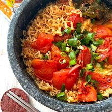 トマト卵ラーメン