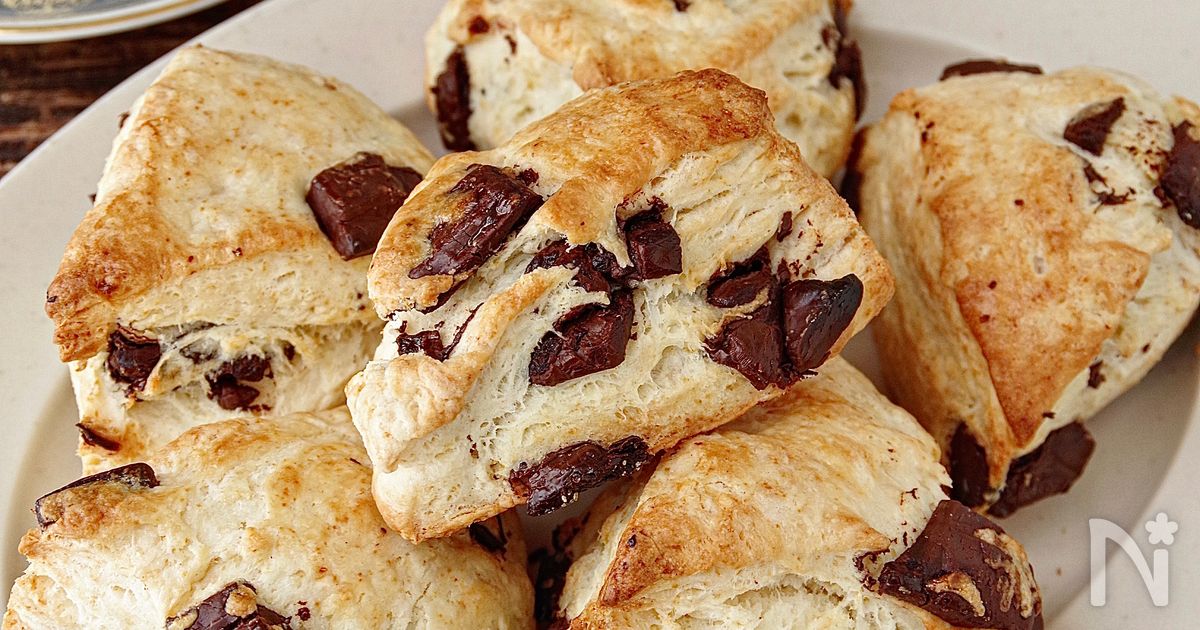焼くまで10分！簡単チョコスコーン