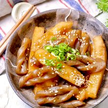 ご飯が進む懐かし副菜☆『こんにゃくとまる天の甘辛煮』
