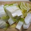 ストウブ鍋で白菜と豚肉のコトコト煮の下準備
