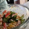 かにかまきゅうりの【中華風豆腐サラダ】の工程5