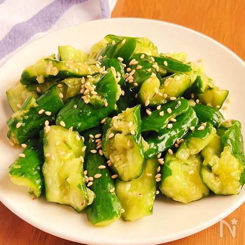 【バシバシ叩いて時短で美味しい】きゅうりのワサビ浅漬け
