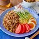 きのこたっぷりで腸活にも♩カレー風味ジャージャー麺