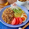 きのこたっぷりで腸活にも♩カレー風味ジャージャー麺
