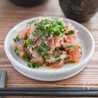 やみつき！おつまみにぴったり♪生ハムの小ねぎ和え