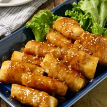 シャキシャキ！長芋の肉巻き照り焼き