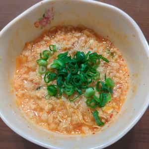 たりおの作ってみた!投稿(ダイエットに！キムチーズオートミールリゾット)