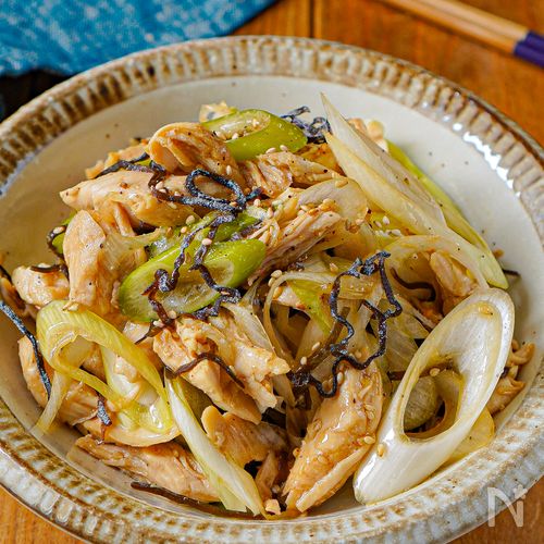 【ささみとねぎのうま昆布和え】やみつきレシピ！