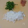 フライパンだけで簡単！暑い日に食べたい！梅だれつくねの工程1