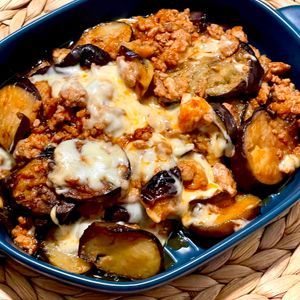 michuの作ってみた!投稿(ワンパン10分♪【豚ひき肉とナスのチーズ焼き】とろじゅわ〜♡)