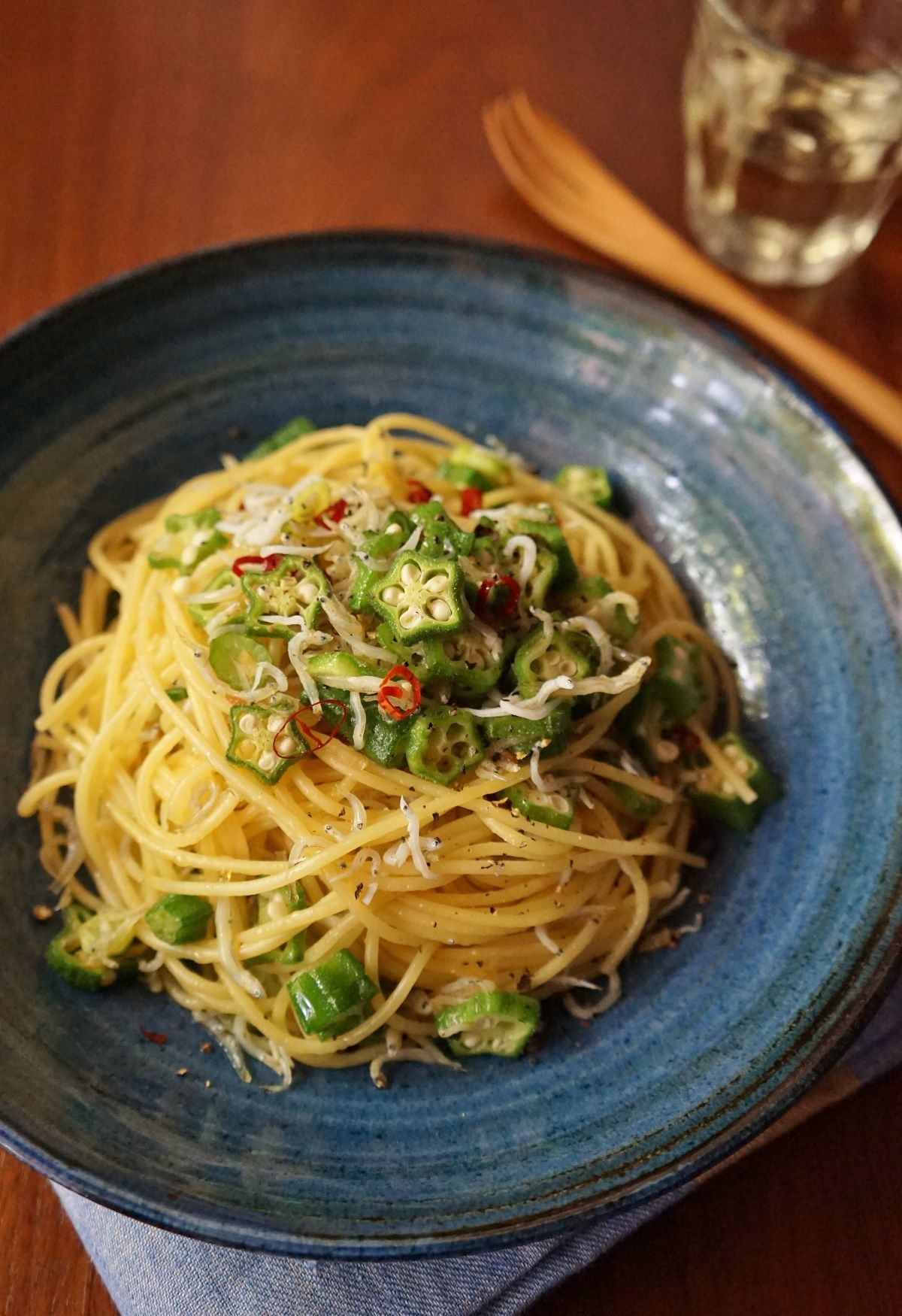 オクラとしらすのペペロンチーノ レシピサイトnadia