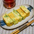 九条ねぎたっぷりで作る「塩玉子焼き」