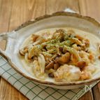 簡単！＊鶏肉としめじのクリーム煮＊生クリーム不要