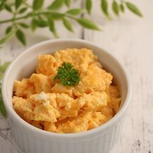 レンジで簡単！お弁当用めんたいふわふわ卵