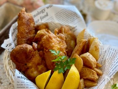 残った「たらちり」の鱈でフィッシュ&チップス | レシピサイトNadia
