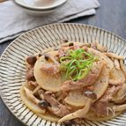 10分でパパっと♪大根と豚肉の麺つゆバター炒め