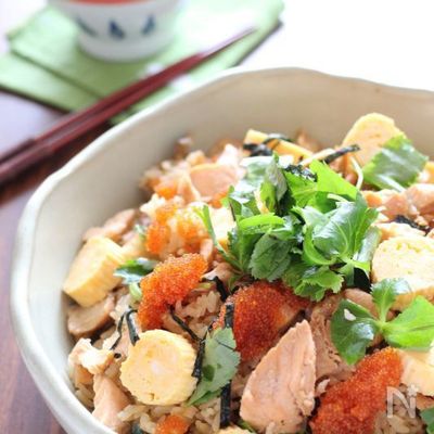 一度は作りたい♪秋鮭の混ぜご飯