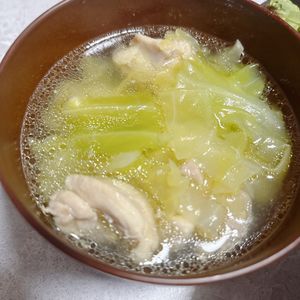 し☆の作ってみた!投稿(【鶏キャベツの旨塩スープ鍋】あっさり、ヘルシー◎)