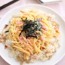 家庭の味。田舎風ちらしずし