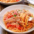 【ボロネーゼ風♡ひき肉のトマトパスタ】ワンパン＆包丁不要♡
