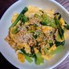 オレンジの作ってみた!投稿(【小松菜と卵の中華風炒め】シンプルうまい!ぱぱっと副菜♪)