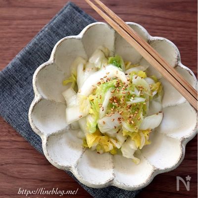 もんで漬けておくだけ！【うま塩白菜】