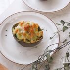 〈アボカドたらこグラタン〉材料5個！トースターでおうちカフェ