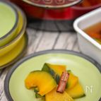 【適糖生活】かぼちゃのシナモン風味煮浸し