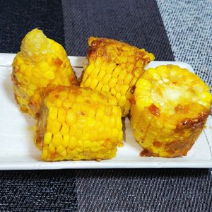 ヴェルの作ってみた!投稿(【BBQとうもろこし】焼肉のたれで簡単！やみつき副菜♡)