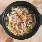 まとめて加熱するだけ！豚肉と白菜の重ね蒸し