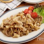 ご飯すすむ！豚バラとしめじのマヨポン炒め
