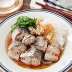 栄養満点おつまみ♪ピリ辛鯖おろしポン酢