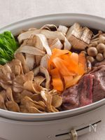 ひらひらごぼうすき焼き