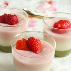 砂糖・動物性不使用。鍋一つでできる甘酒の3色プリン。