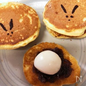 十五夜に♡お月見うさぎのミニどら焼き | レシピサイトNadia