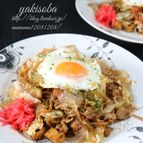 簡単ソースで！定番、焼きそば。