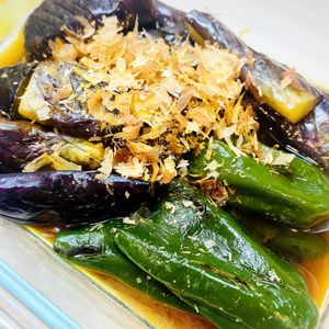 みおの作ってみた!投稿(【なすとピーマンのだし煮】じゅわっと染みる和風副菜♡)