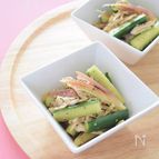 鶏のささみときゅうりとみょうがの手作り青じそドレッシング和え