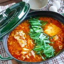 白菜と豆腐たっぷり♪スンドゥブ鍋ふうのお鍋
