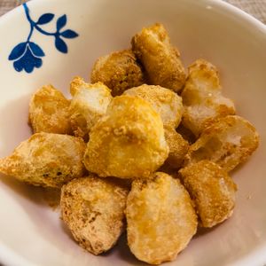 puricoの作ってみた!投稿(【レンジで3分】揚げずに超簡単！きなこはちみつおかき)