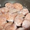 ささみで作る「照り焼きチキン」の工程1