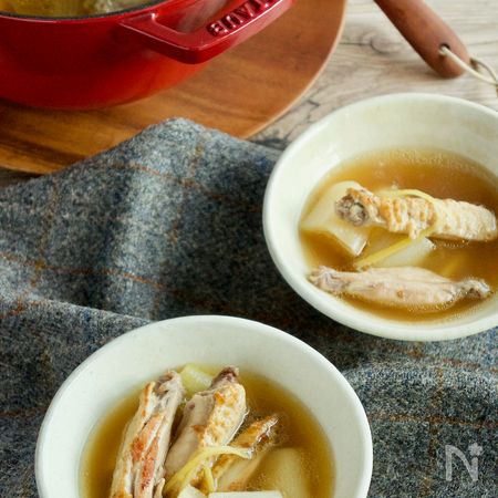 手羽と焼きネギの生姜スープ By 増田陽子 レシピサイト Nadia ナディア プロの料理家のおいしいレシピ