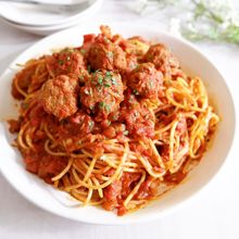 彼との話題作りに！食べ応え抜群！ミートボールパスタ