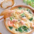 心も体も温まる♡『具沢山クリームスープパスタ』