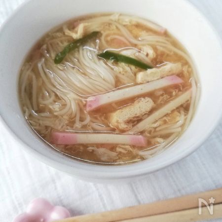温まる きざみあげとかまぼこの卵とじにゅうめん By Yukiko レシピサイト Nadia ナディア プロの料理家のおいしいレシピ
