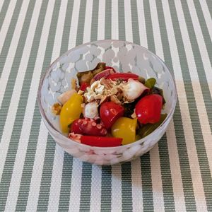 𝔂𝓾𝓶𝓲🍓の作ってみた!投稿(トマト缶不要！揚げない＆煮込まない！タコと夏野菜のカポナータ)