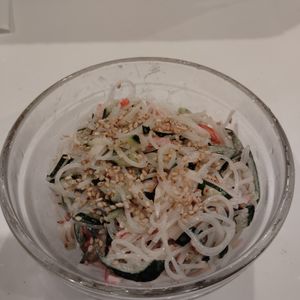 1150882の作ってみた!投稿(きゅうりとカニカマと春雨の旨ぽんマヨサラダ)