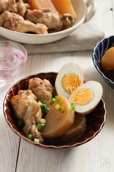 手羽 元 と 大根 の さっぱり 煮