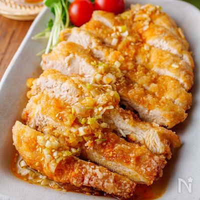 【鶏むねだけど超柔らかい】よだれ鶏だれのやみつき油淋鶏