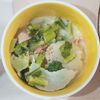 milkの作ってみた!投稿(ほっとする味わい♪かぶとベーコンの白だしミルクスープ)